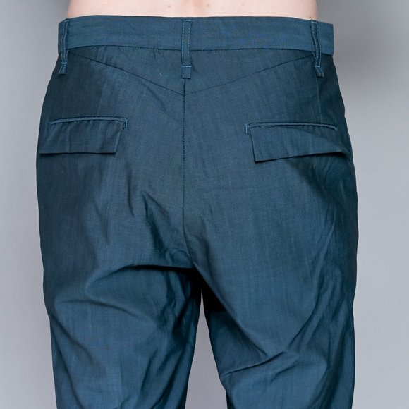 RAG & BONE Slate Blue Wool Men's Trouser Pants - Picture 5 of 7